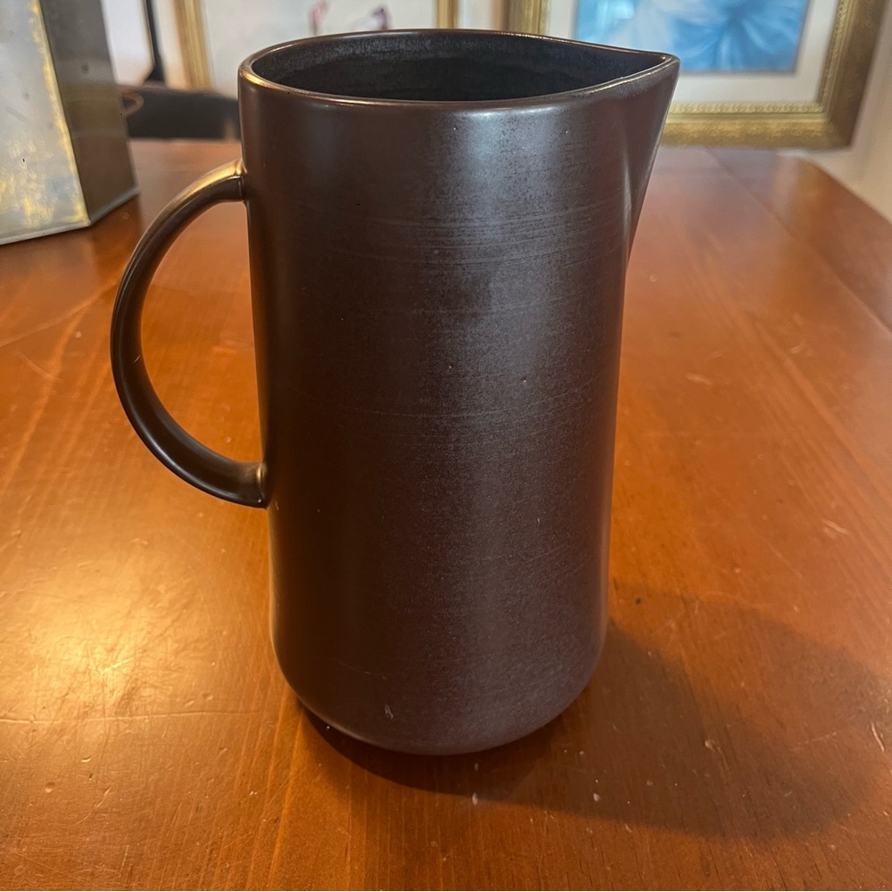 Hearth & Hand Brown Ceramic Pitcher